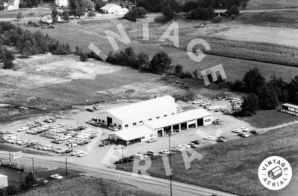 Vintage Aerial Pennsylvania Mercer County 1965 62KME32