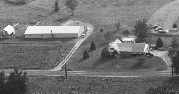 Vintage Aerial photo from 1985 in Montgomery County, PA