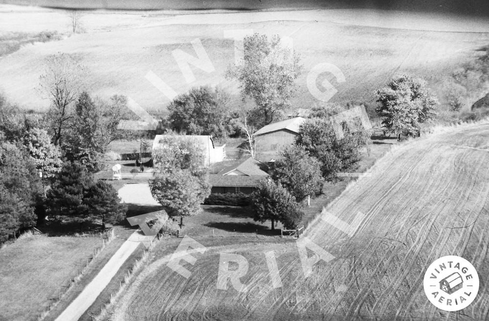 Vintage Aerial Indiana Fountain County 1982 45LFO10