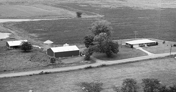 Vintage Aerial photo from 1978 in Effingham County, IL