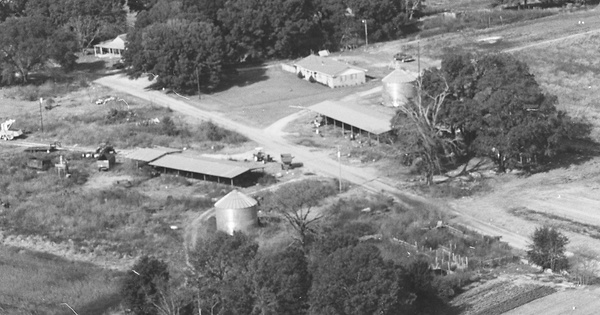 Vintage Aerial photo from 1981 in Miller County, GA