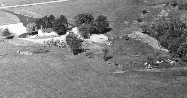 Vintage Aerial photo from 1990 in Crawford County, KS