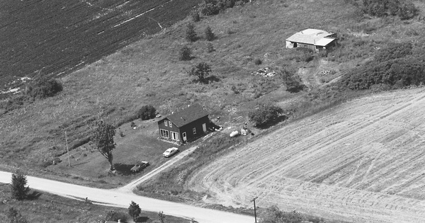 Vintage Aerial photo from 1990 in Orleans County, NY