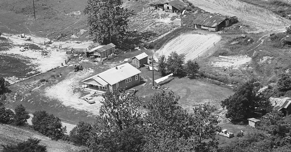 Vintage Aerial photo from 1983 in Gibson County, TN