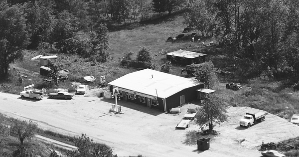 Vintage Aerial photo from 1985 in Wayne County, TN