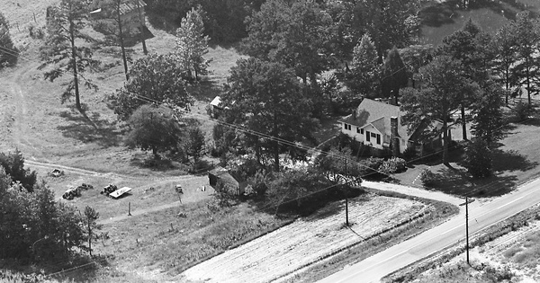 Vintage Aerial photo from 1963 in Guilford County, NC