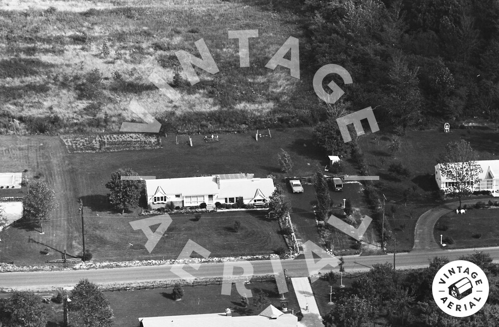 Vintage Aerial Ohio Geauga County 1965 20IGE4