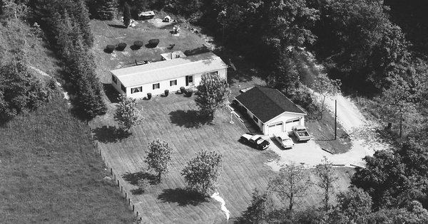 Vintage Aerial photo from 1983 in Noble County, OH