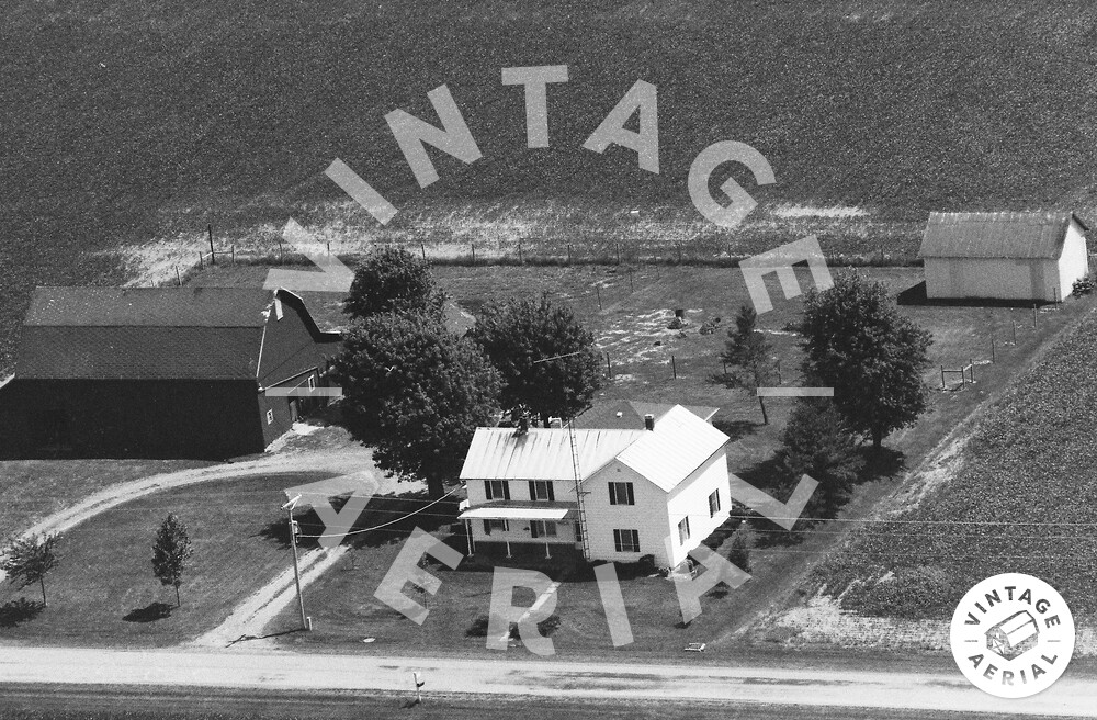 Vintage Aerial Ohio Putnam County 1991 32APU4