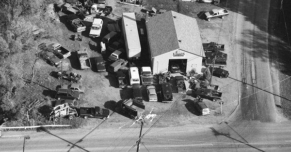 Vintage Aerial photo from 1998 in Wyoming County, NY