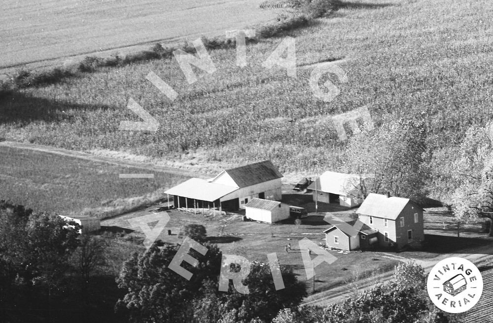 Vintage Aerial Ohio Hancock County 1973 74NHAN30