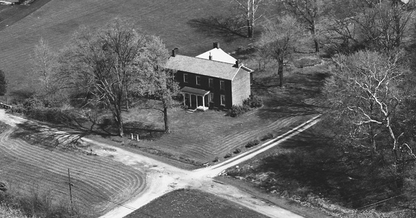 Vintage Aerial photo from 1983 in Hocking County, OH