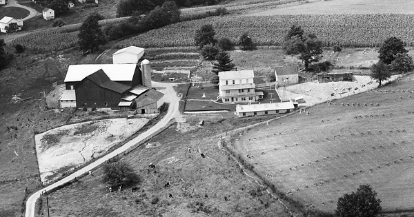 Vintage Aerial photo from 1971 in Holmes County, OH