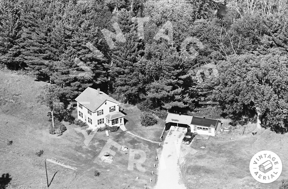 Vintage Aerial New Hampshire Strafford County 1963 9TST28