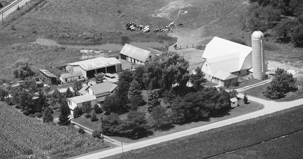 Vintage Aerial photo from 1986 in Medina County, OH