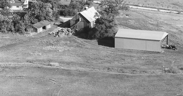 Vintage Aerial photo from 1979 in Osage County, KS