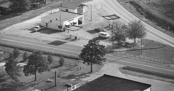 Vintage Aerial photo from 1982 in Lancaster County, SC