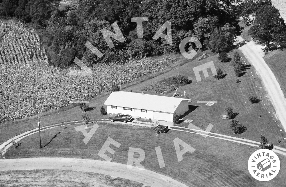 Vintage Aerial Missouri Ste. Genevieve County 1989 1JGV26