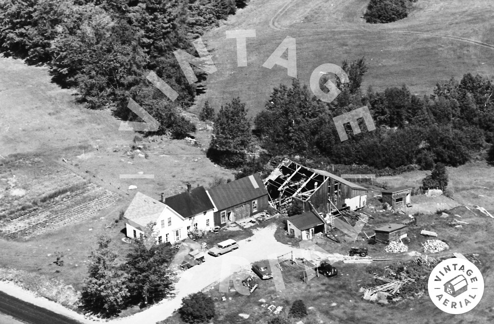 Vintage Aerial Maine Oxford County 1964 36AOX4