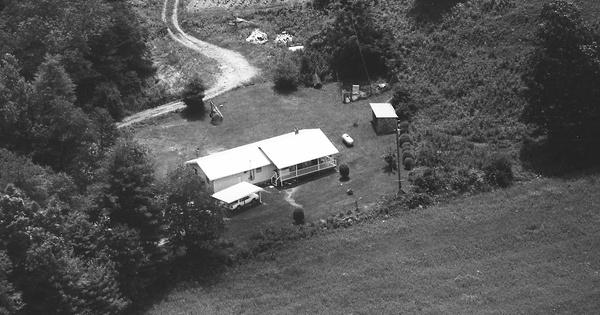 Vintage Aerial photo from 1994 in Johnson County, TN