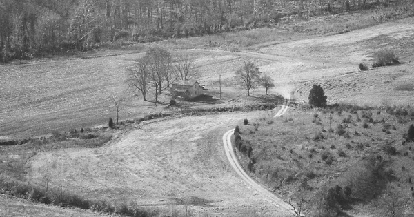 Vintage Aerial photo from 1984 in Appomattox County, VA