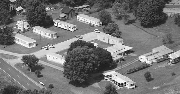 Vintage Aerial photo from 1987 in Smyth County, VA