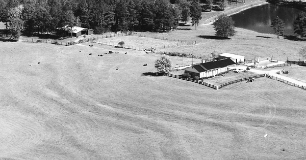 Vintage Aerial photo from 1983 in Chilton County, AL