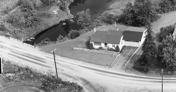 Vintage Aerial photo from 1969 in York County, ME