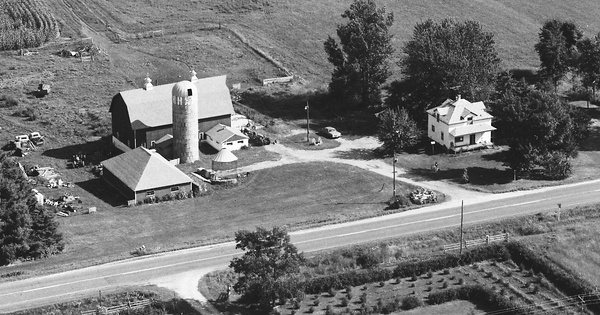 Vintage Aerial photo from 1984 in St. Croix County, WI