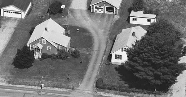 Vintage Aerial photo from 1995 in Cumberland County, ME