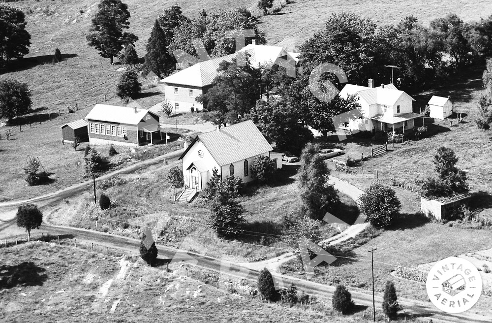 Vintage Aerial Virginia Clarke County 1974 17VCL24