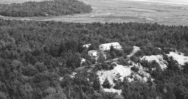 Vintage Aerial photo from 1993 in Sagadahoc County, ME