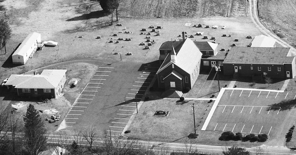 Vintage Aerial photo from 1990 in Caldwell County, NC