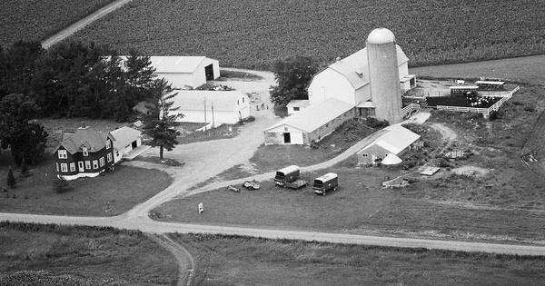 Vintage Aerial photo from 1978 in Marathon County, WI