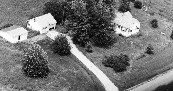 Vintage Aerial photo from 1981 in Saline County, MO