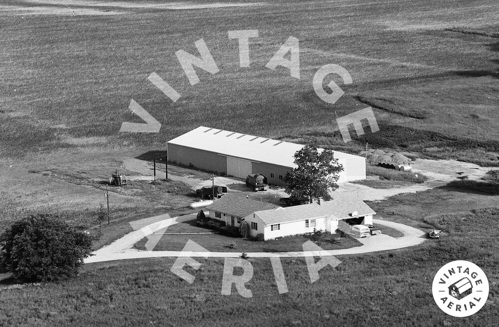 Vintage Aerial Missouri Monroe County 1977 44IMO4