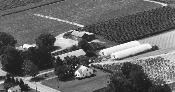 Vintage Aerial photo from 1990 in Erie County, NY