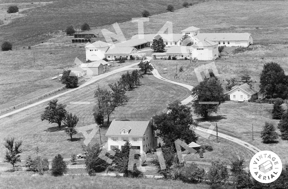 Vintage Aerial Missouri Cass County 1983 17CCA8