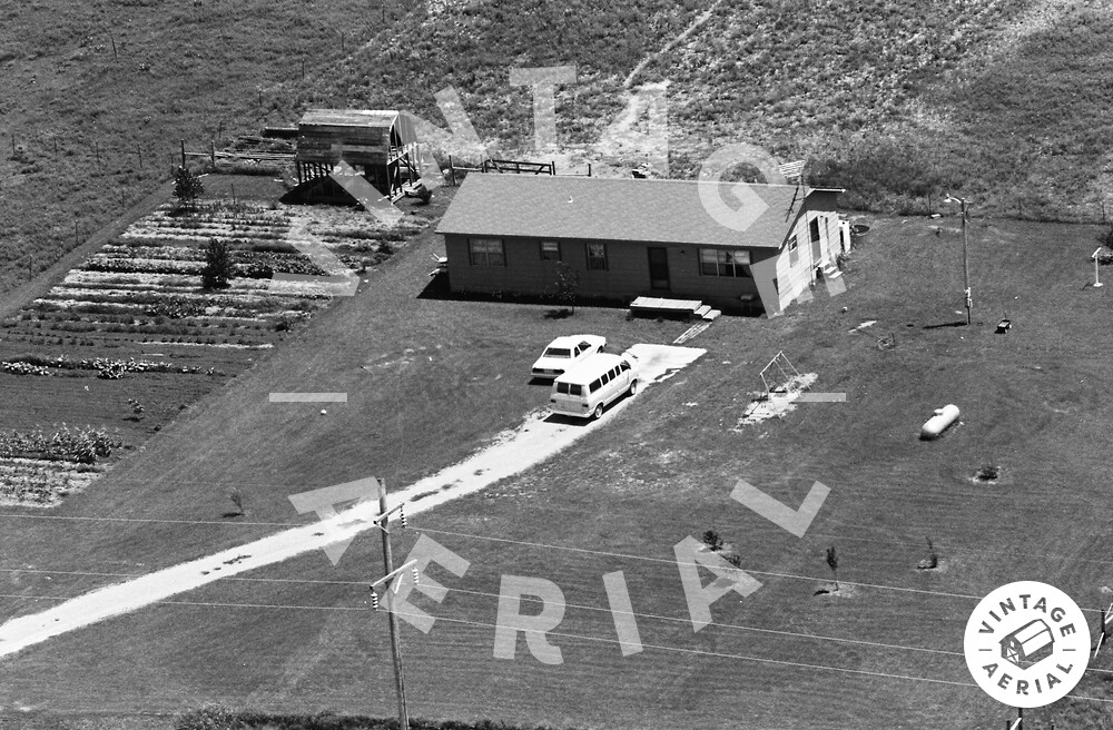Vintage Aerial Oklahoma Garvin County 1987 118OGA27
