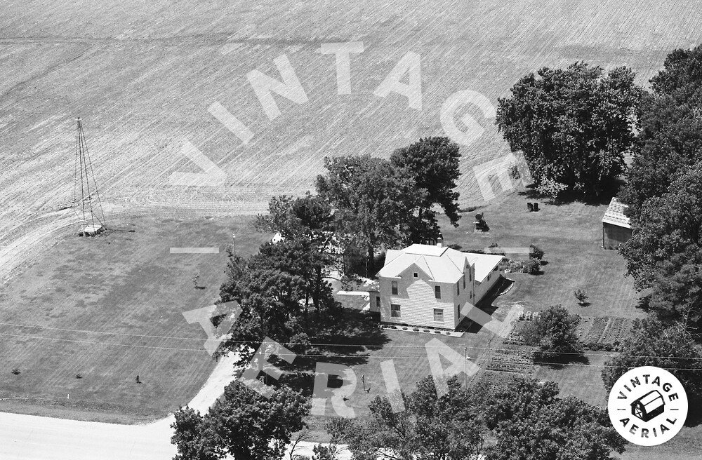 Vintage Aerial Iowa Tama County 1982 50FTM11