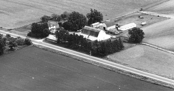 Vintage Aerial photo from 1973 in Johnson County, IA