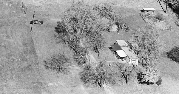 Vintage Aerial photo from 1980 in Warrick County, IN