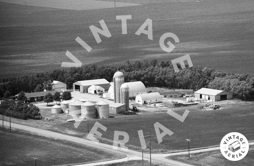 Vintage Aerial Minnesota Lyon County 1988 24PLY18