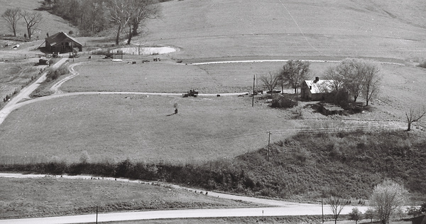 Vintage Aerial photo from 1979 in Marion County, KY
