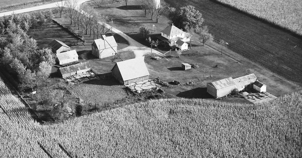 Vintage Aerial photo from 1993 in Pocahontas County, IA