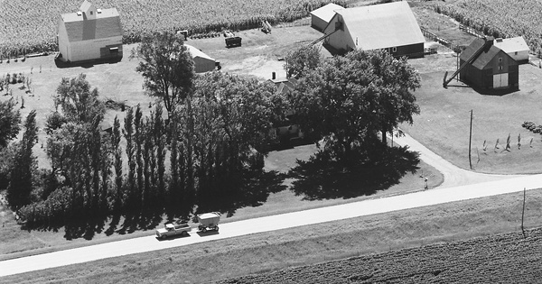 Vintage Aerial photo from 1978 in Cherokee County, IA