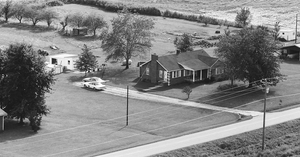 Vintage Aerial photo from 1985 in Calloway County, KY