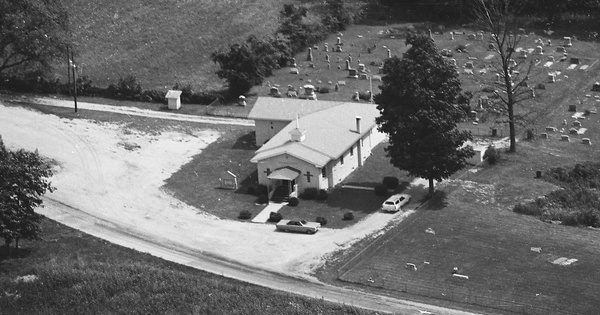 Vintage Aerial photo from 1975 in Morgan County, IN