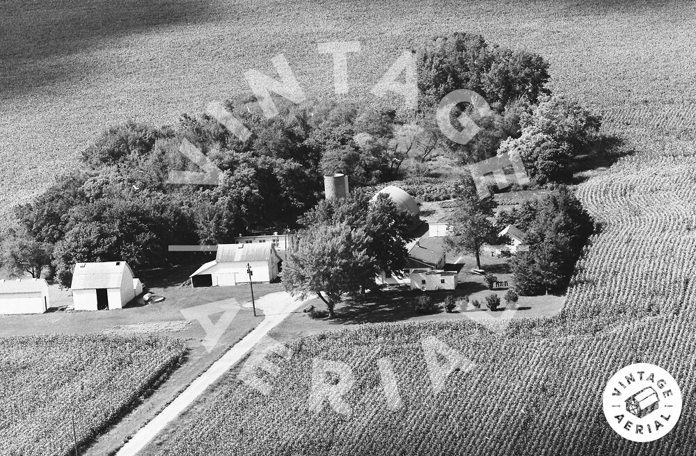 Vintage Aerial Minnesota Faribault County 1977 62MFA6