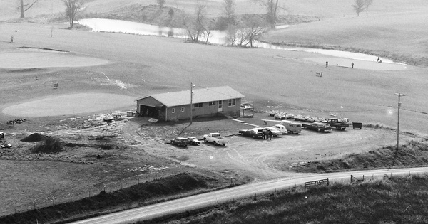 Vintage Aerial photo from 1977 in Clinton County, IA